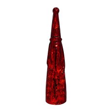 Glas Weihnachtsmann Figur MERCURY, 45cm, rot