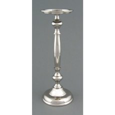 Aluminium Kerzenhalter Stumpen, 25x11,5cm, silber