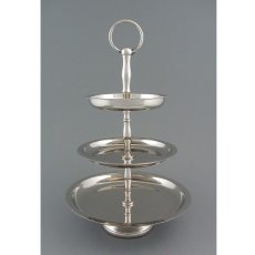 Aluminium Etagere BASIC x3, 22,5x13cm, silber
