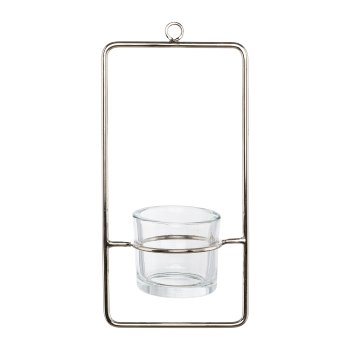 Aluminium Hanging Lamp Rack For Tea Light Glass, (933515-00) 30x15x9,5cm,