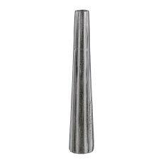Aluminium Vase, SLIM FIT, 35x6cm, Silber