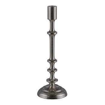 Aluminium Kerzenhalter CLASSIC, 33x12cm, silber