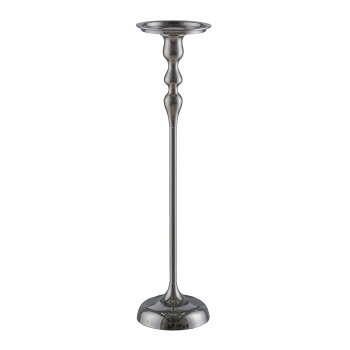 Aluminium candle holder SOPHIE BIG, 52x12cm, silver