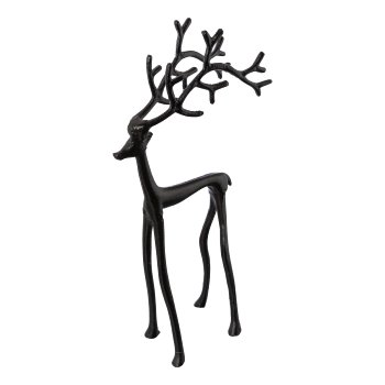 Aluminum stag stylistic UP, 40x20x8cm, black