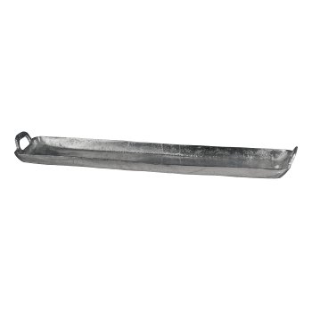 Aluminium Tray, 72x19x6,5cm, Silver