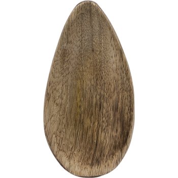 Wooden bowl, Elipse, 9x4.5x1.5cm, natural