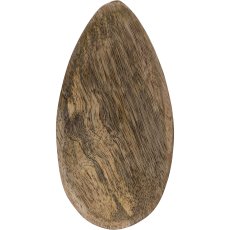 Holz Schale, Elipse, 15x7,5x1,5cm, natur