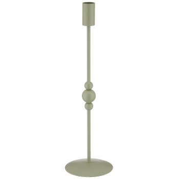 Metall Kerzenhalter BOBBELS, 31x9x9cm, jade