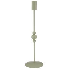 Metall Kerzenhalter BOBBELS, 31x9x9cm, jade