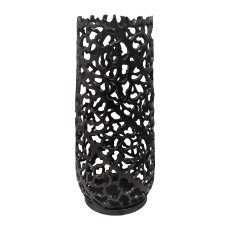 Aluminium Vase Noun, 16x16x36 cm, Anthracite