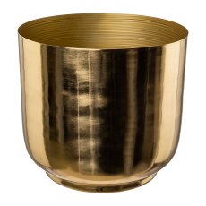 Metal planter PLANTER, set of 3, 36x36x22/28x28x25/20x20x18cm,