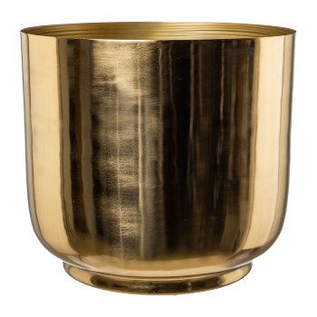 Metal planter PLANTER, set of 3, 36x36x22/28x28x25/20x20x18cm,