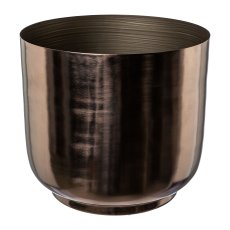 Metal planter PLANTER, set of 3, 36x36x22/28x28x25/20x20x18cm,