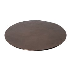 Aluminium Platte Tischet rund TABLE, 30x30x1cm, Anthrazit