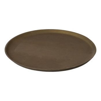 Aluminium Teller rund AMARO, 36x36x3cm, Anthrazit