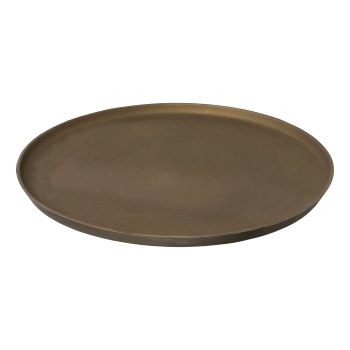 Aluminium Teller AMARO, rund, 43x43x3cm, anthrazit