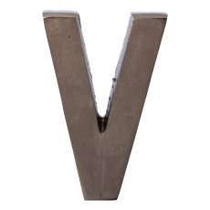 Aluminum 4pcs set LOVE LETTERS, 4x20cm, anthracite