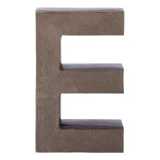 Aluminium 4erSet HOME LETTERS, 4x20cm, Anthrazit