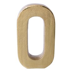 Aluminium 4erSet LOVE LETTERS, 4x30cm, gold