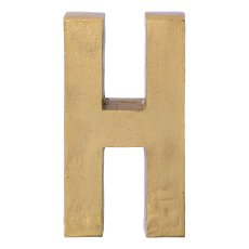 Aluminium 4erSet HOME LETTERS, 4x30cm, gold