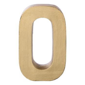 Aluminium 4erSet HOME LETTERS, 4x30cm, gold