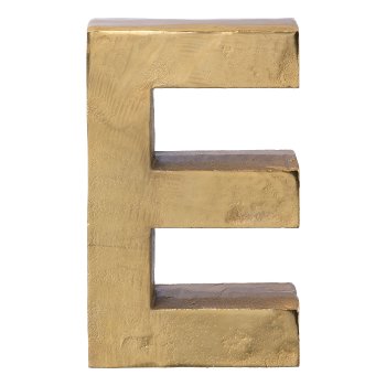 Aluminium 4erSet HOME LETTERS, 4x30cm, gold