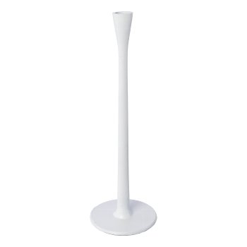 Aluminum candle holder, 48x13x13cm, white