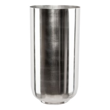Metal vase PLANTER, 30x15x15cm, silver
