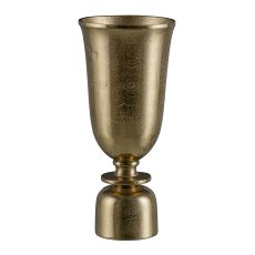 Aluminium goblet, LUPOS 17x17x34cm, gold