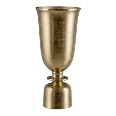 Aluminium goblet, LUPOS 20x20x45cm, gold