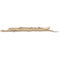Alumninium Schale Blatt, 112x15x7,5cm, gold