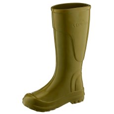 Aluminium Pflanzgefäß Stiefel, 10x22x32cm, grün, Lepuro