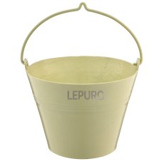 Aluminium Eimer, Pflanzgefäß, 3er Set, 25x20x18/28x25x24/33x28x28cm,