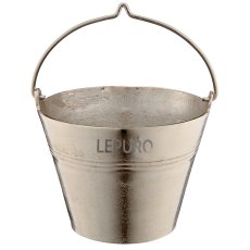 Aluminium Eimer, Pflanzgefäß, 3er Set, 25x20x18/28x25x24/33x28x28cm,