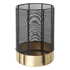 Iron wire stainless steel lantern CATALEA, 18x18x25cm, gold