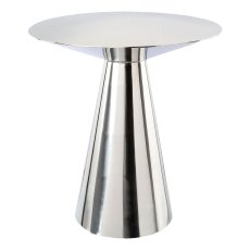 Stainless steel side table