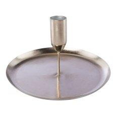 Iron candle holder KARLSTAD, 10x14,5x14,5cm, silver