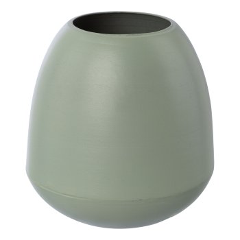 Iron vase OKSBÖL, 8,5x8x8cm, light green