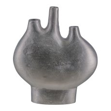 Aluminium Vase TRIPLE, 27x11x30cm, Anthrazit