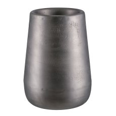 Aluminium Vase BAROLO, 32x32x46cm, Anthrazit