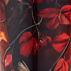 Metallvase INSTYLE mit Print, 13x13x30cm, dunkelbraun, Lepuro