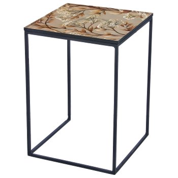 Metall Tisch INSTYLE mit Printmotiv auf Eisengestell, 3er Set,
