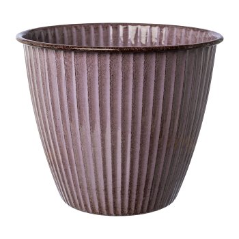 Metal planter KARROO, 22x22x19cm, lavender