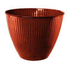 Metal planter KARROO, 26x26x22cm, red