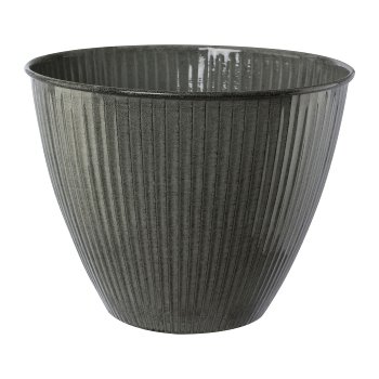 Metal Cachepot Karroo, 26x26x22cm, Grey