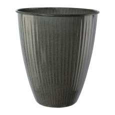 Metal vessel Karroo, 29x29x31 cm, Grey