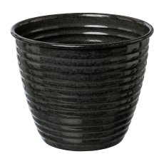 Metal Cachepot Linus, 16x16x14 cm, Anthracite