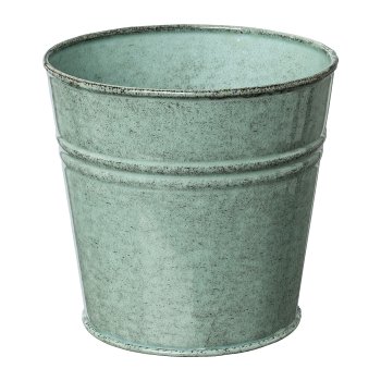 Metal Cachepot Botanico, 11x11x10cm, Ice Blue