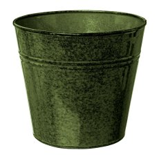 Metal planter BOTANICO, 14x14x12cm, dk green