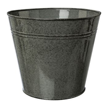 Metal Cachepot Botanico, 20x20x17cm, Grey